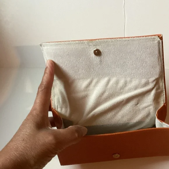 Tory Burch Orange Clutch - Picture 7 of 10